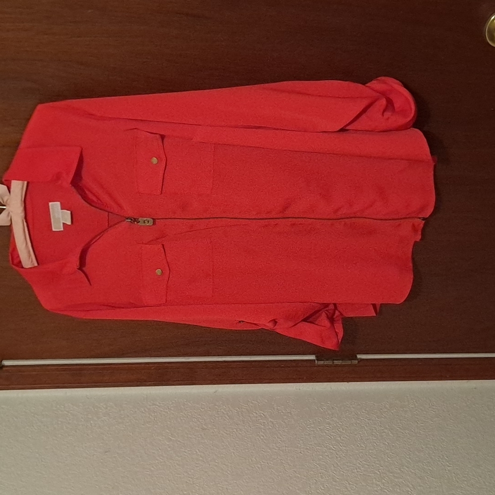 Red blouse